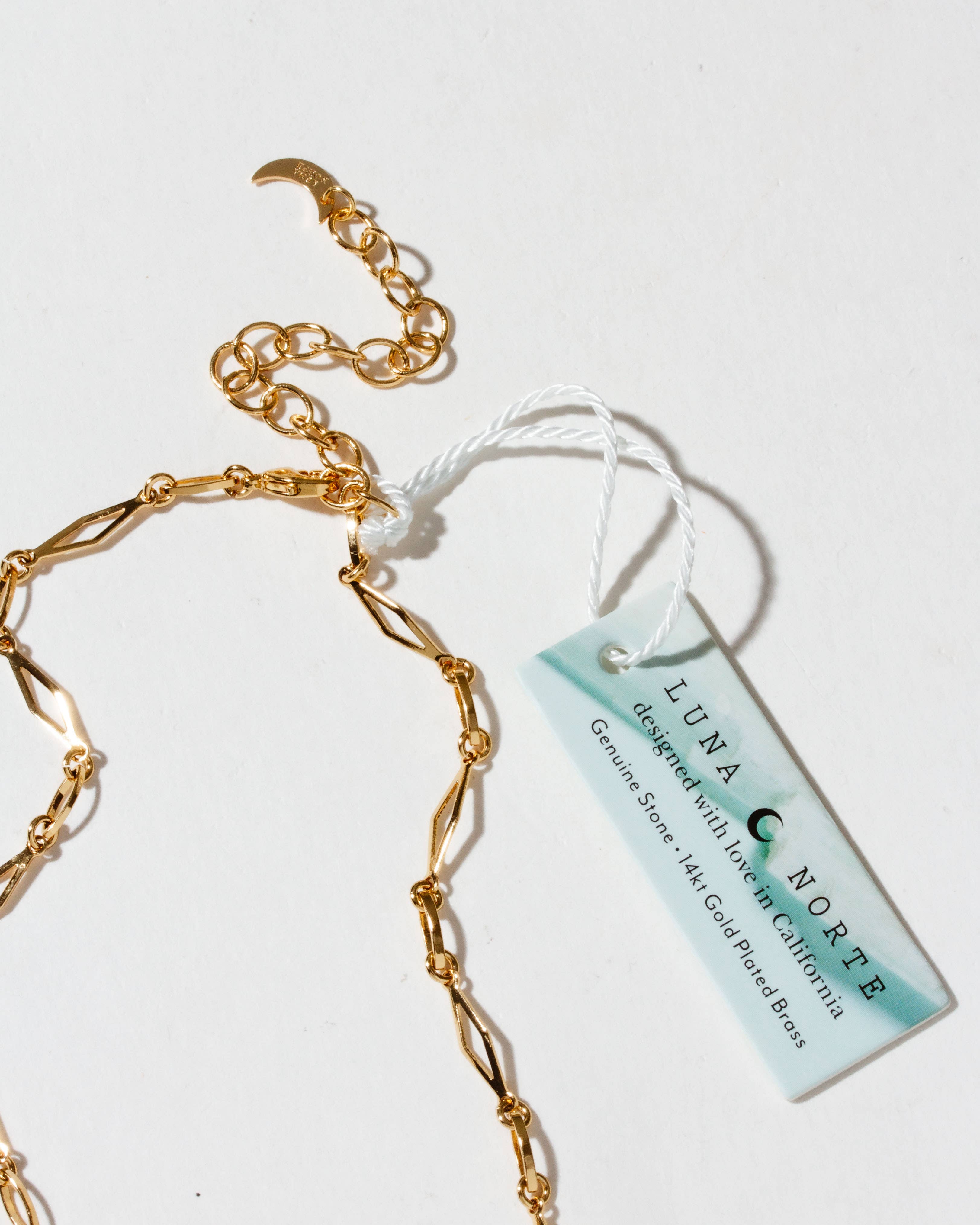 Boho Balance Pendant- White Agate