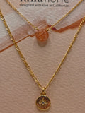 The Daily Necklace Set in Pink Sunstone
