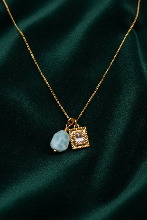 A Little Polished, A Little Wild Gemstone Necklace