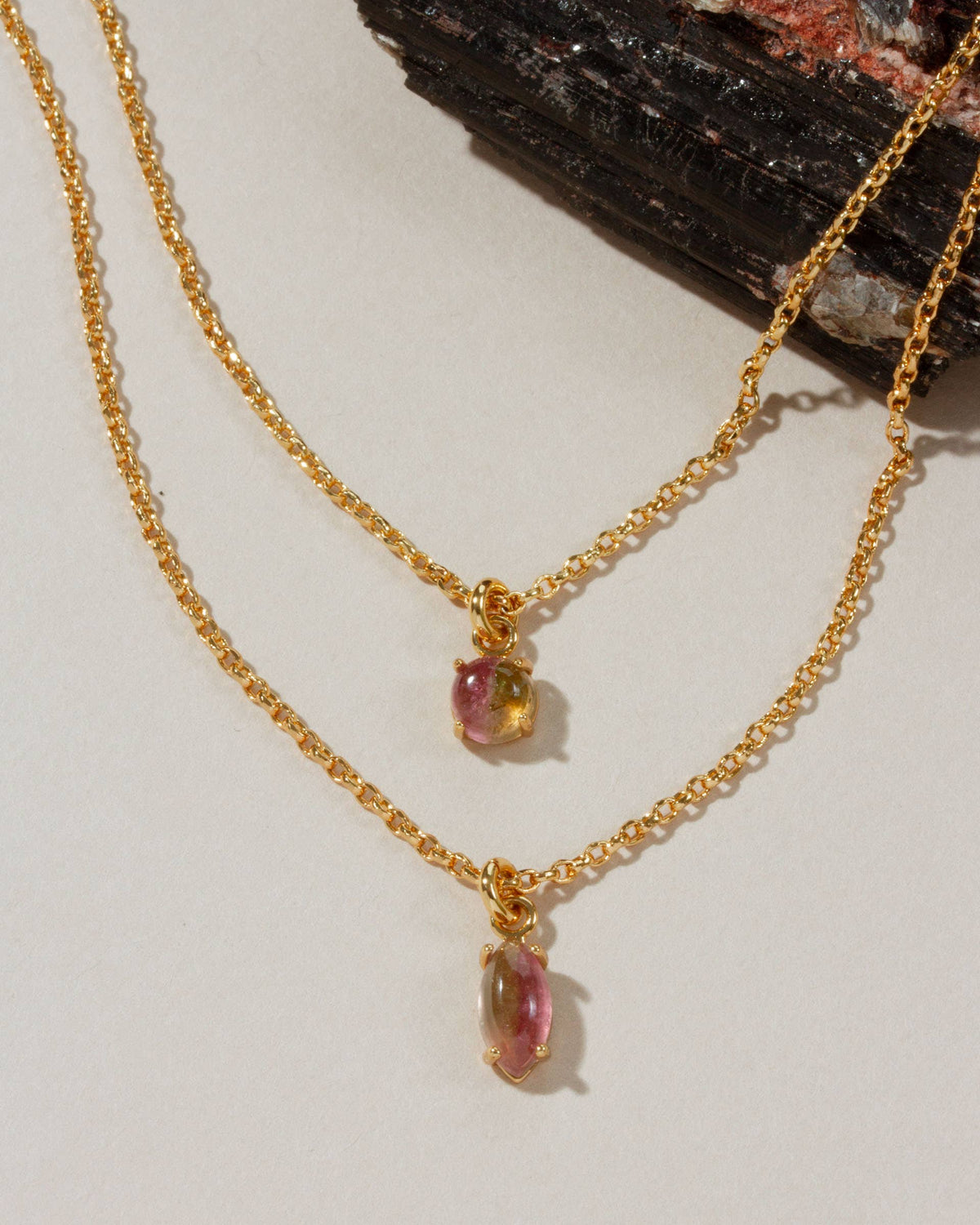 Four Letter Word Necklace - Pink Tourmaline