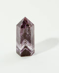 Chevron Amethyst Crystal Tower Curio