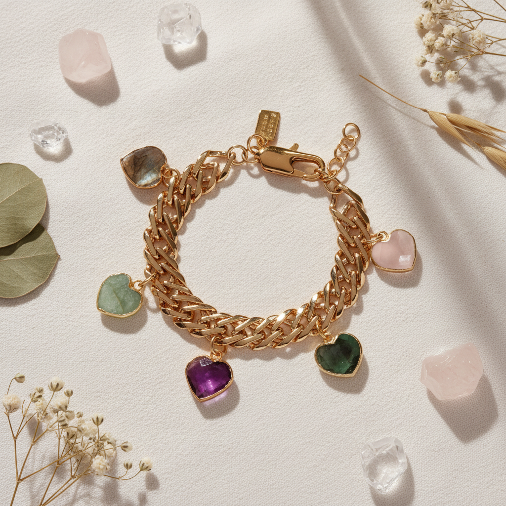 Lover's Spectrum Bracelet Flat Lay